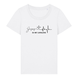 Jesus is my lifeline Frauen T-Shirt