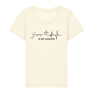 Jesus is my lifeline Frauen T-Shirt
