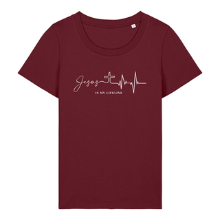 Jesus is my lifeline Frauen T-Shirt