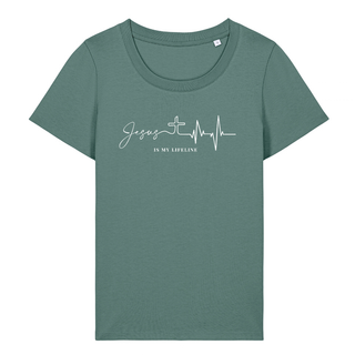 Jesus is my lifeline Frauen T-Shirt