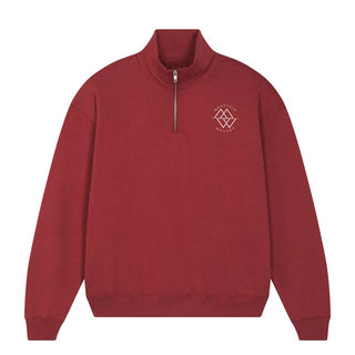 Mountain-Movers Logo Half Zip Sweater