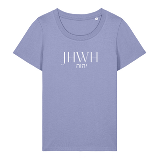 JHWH FRAUEN T-SHIRT Detailansicht, Mountain Movers christliche Streetwear
