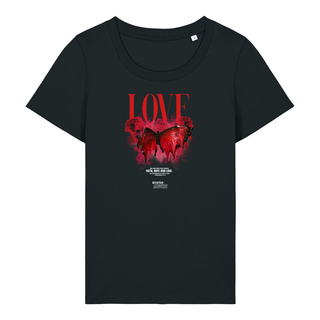 Love Streetwear FRONT Frauen T-Shirt Variante, Mountain Movers christliches Design