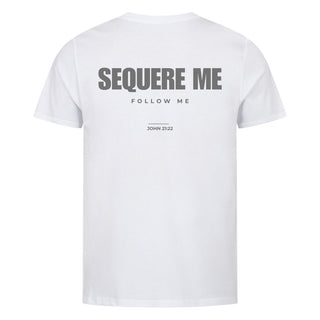 Sequere Me Shirt BackPrint Detailansicht, Mountain Movers christliche Streetwear