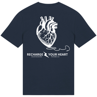 Recharge your Heart Shirt BackPrint
