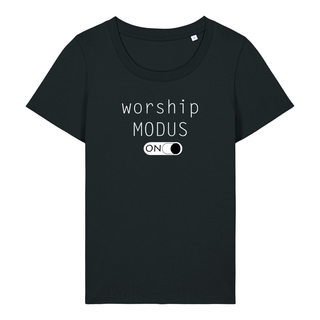 WORSHIP MODUS FRAUEN SHIRT Variante, Mountain Movers christliches Design