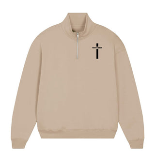 Team Jesus Half Zip Sweater