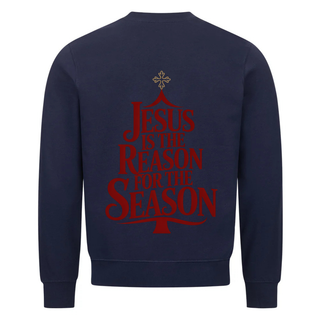 Jesus is the Reason red - Backprint - Sweatshirt