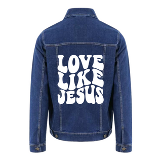 Love like Jesus Jeansjacke (Puffer Stick)