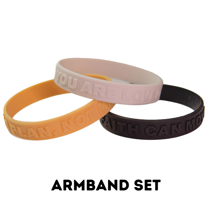 Silikonarmband Set