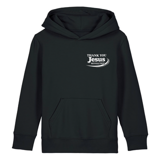 Thank you Jesus Kinderhoodie kleiner Front- & Backprint
