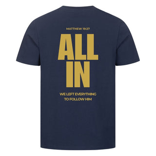 ALL in Shirt BackPrint Detailansicht, Mountain Movers christliche Streetwear