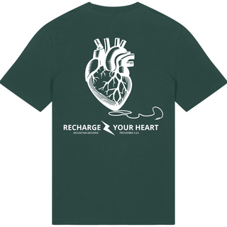 Recharge your Heart Shirt BackPrint