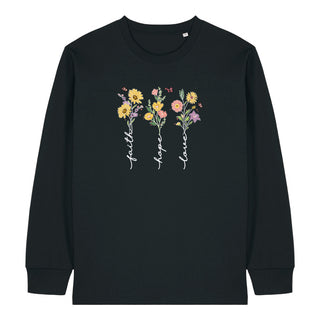 Flower Faith Hope Love Longsleeve