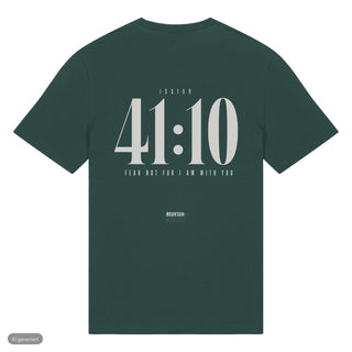 Jesaja 41:10 T-Shirt, Grün, Rückseite