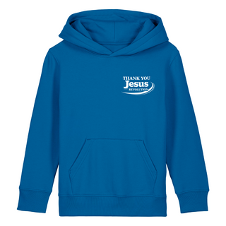 Thank you Jesus Kinderhoodie kleiner Front- & Backprint