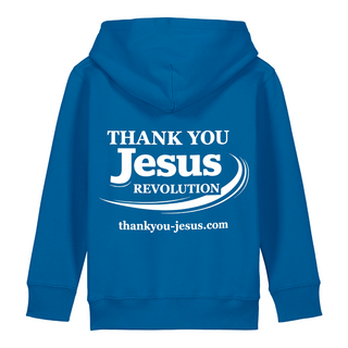Thank you Jesus Kinderhoodie kleiner Front- & Backprint