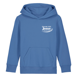 Thank you Jesus Kinderhoodie kleiner Front- & Backprint