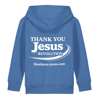 Thank you Jesus Kinderhoodie kleiner Front- & Backprint