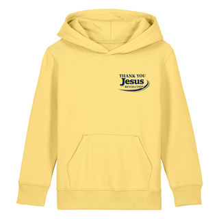 Thank you Jesus Kinderhoodie kleiner Front- & Backprint