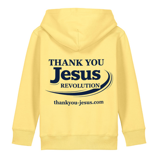Thank you Jesus Kinderhoodie kleiner Front- & Backprint