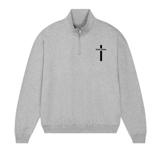 Team Jesus Half Zip Sweater