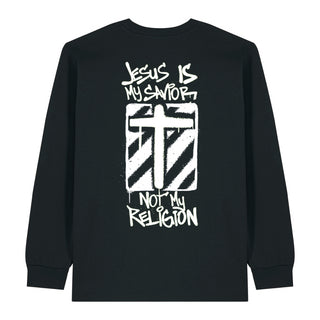 jesus is my savior Longsleeve BackPrint
