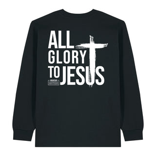 all glory to jesus Longsleeve BackPrint