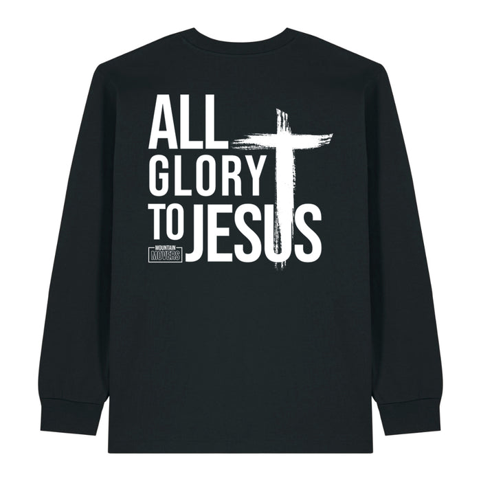 All Glory to Jesus Longsleeve Rugprint