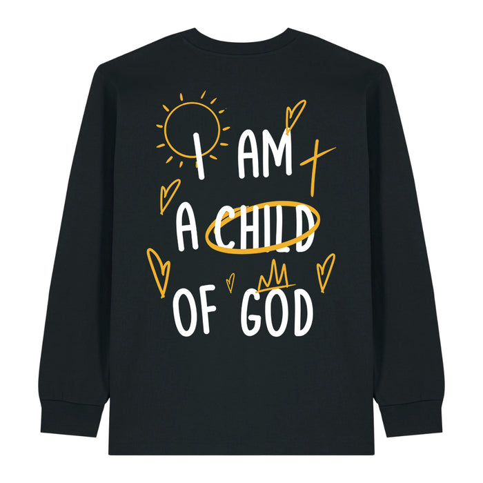 Kind van God Kleur Longsleeve Rugprint
