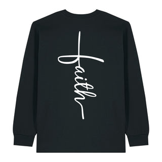 Faith Cross Longsleeve BackPrint