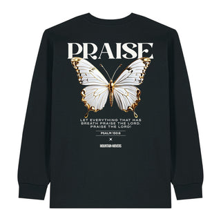 Praise the Lord Butterfly Longsleeve BackPrint