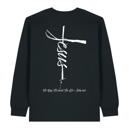 Jesus Cross Longsleeve BackPrint