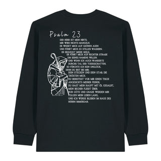 Psalm 23 Text Longsleeve BackPrint