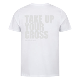 Take up your Cross Shirt BackPrint Variante, Mountain Movers christliches Design
