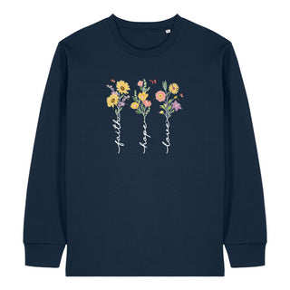 Flower Faith Hope Love Longsleeve