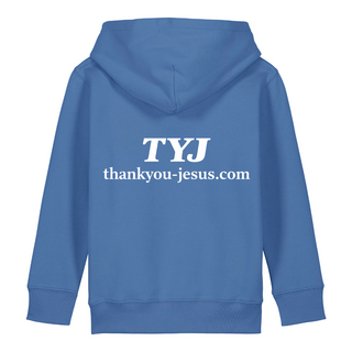 Thank you Jesus Kinderhoodie großer Front- & Backprint