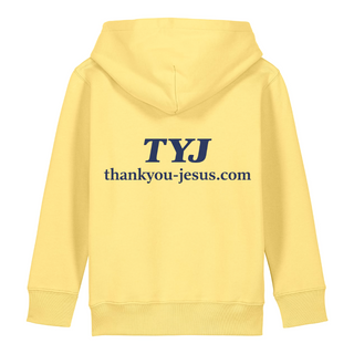 Thank you Jesus Kinderhoodie großer Front- & Backprint