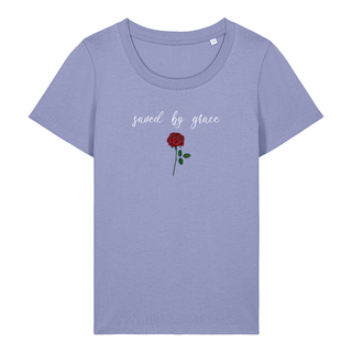 Saved by grace Rose Frauen T-Shirt