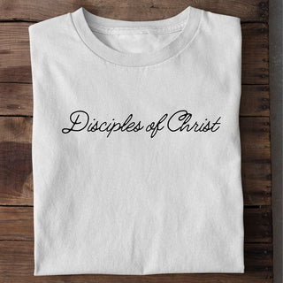 Disciple of Christ Shirt Front & BackPrint Detailansicht, Mountain Movers christliche Streetwear