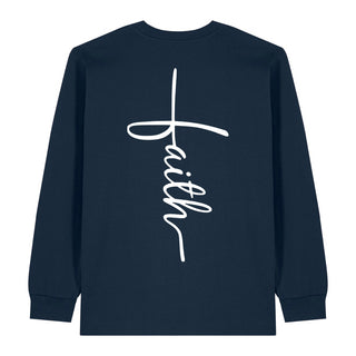 Faith Cross Longsleeve BackPrint