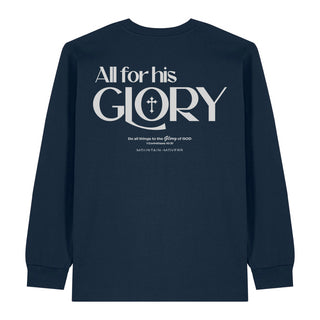 All for his Glory Longsleeve BackPrint