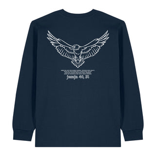 Adler Jesaja 40,31 Longsleeve BackPrint