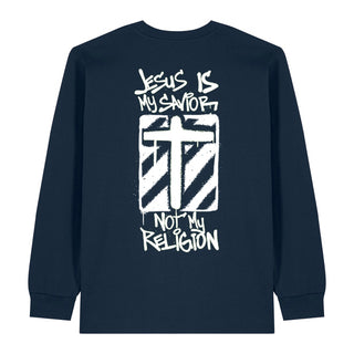 jesus is my savior Longsleeve BackPrint