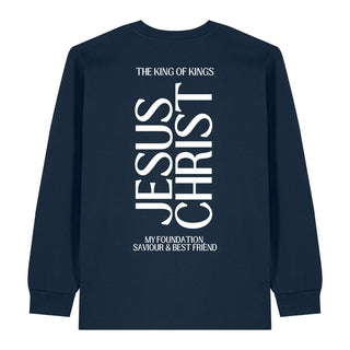 King Jesus Christ Longsleeve BackPrint