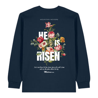He is Risen Streetwear Longsleeve BackPrint