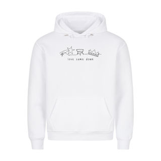 Love came down minimalist Christmas Hoodie