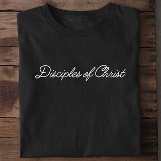 Disciple of Christ Shirt Front & BackPrint Detailansicht, Mountain Movers christliche Streetwear