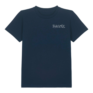 thankful Kinder T-Shirt Detailansicht, Mountain Movers christliche Streetwear