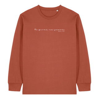 He gives peace Longsleeve